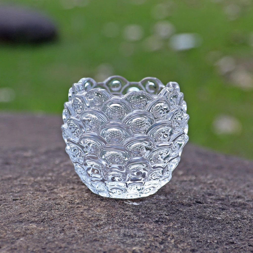 Hũ nến Tealighr hình vảy cá - Cốc nến Tealight - Chấn đế nến vảy cá