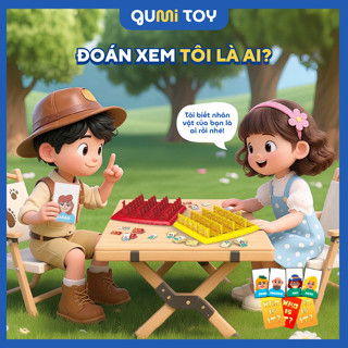 Bộ Trò Chơi ĐOÁN NHÂN VẬT Xem Tôi Là Ai Guess Who I Am - Lắp Ghép Xếp Hình Boardgame - MS: AAA-21
