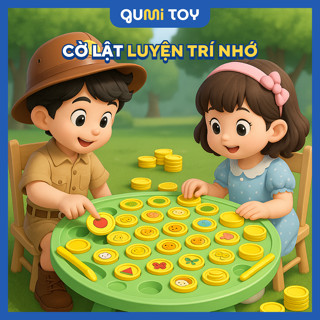  Đồ Chơi CỜ LẬT LUYỆN TRÍ NHỚ Board Game Cho Bé Đồ Chơi Vui Nhộn Tương Tác 2 Người Chơi Tư Duy 