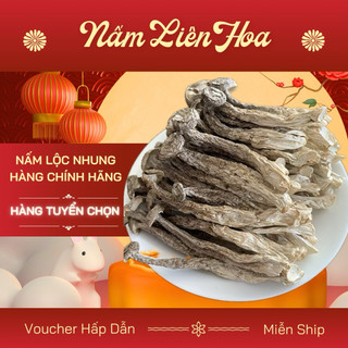  Nấm Lộc Nhung khô hàng LOẠI 1 nguyên cây Nấm lộc nhung hương vị thuần khiết từ thiên nhiên hàng xuất khẩu - Namlienhoa 