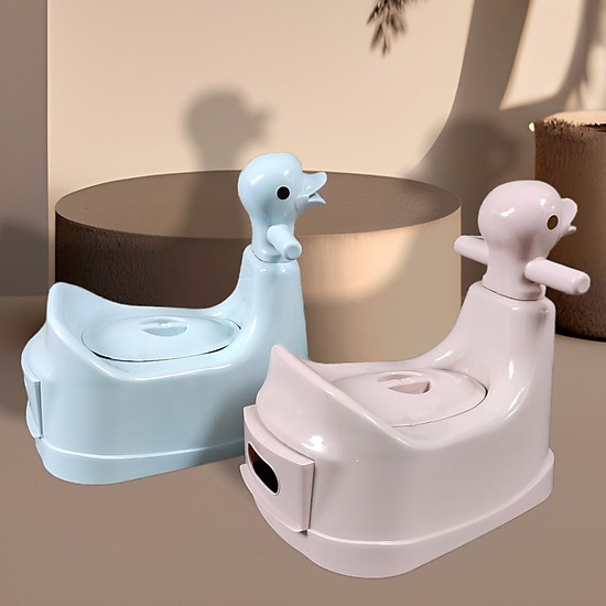 bô vệ sinh cho bé hình con vịt dễ thương , bô cho bé