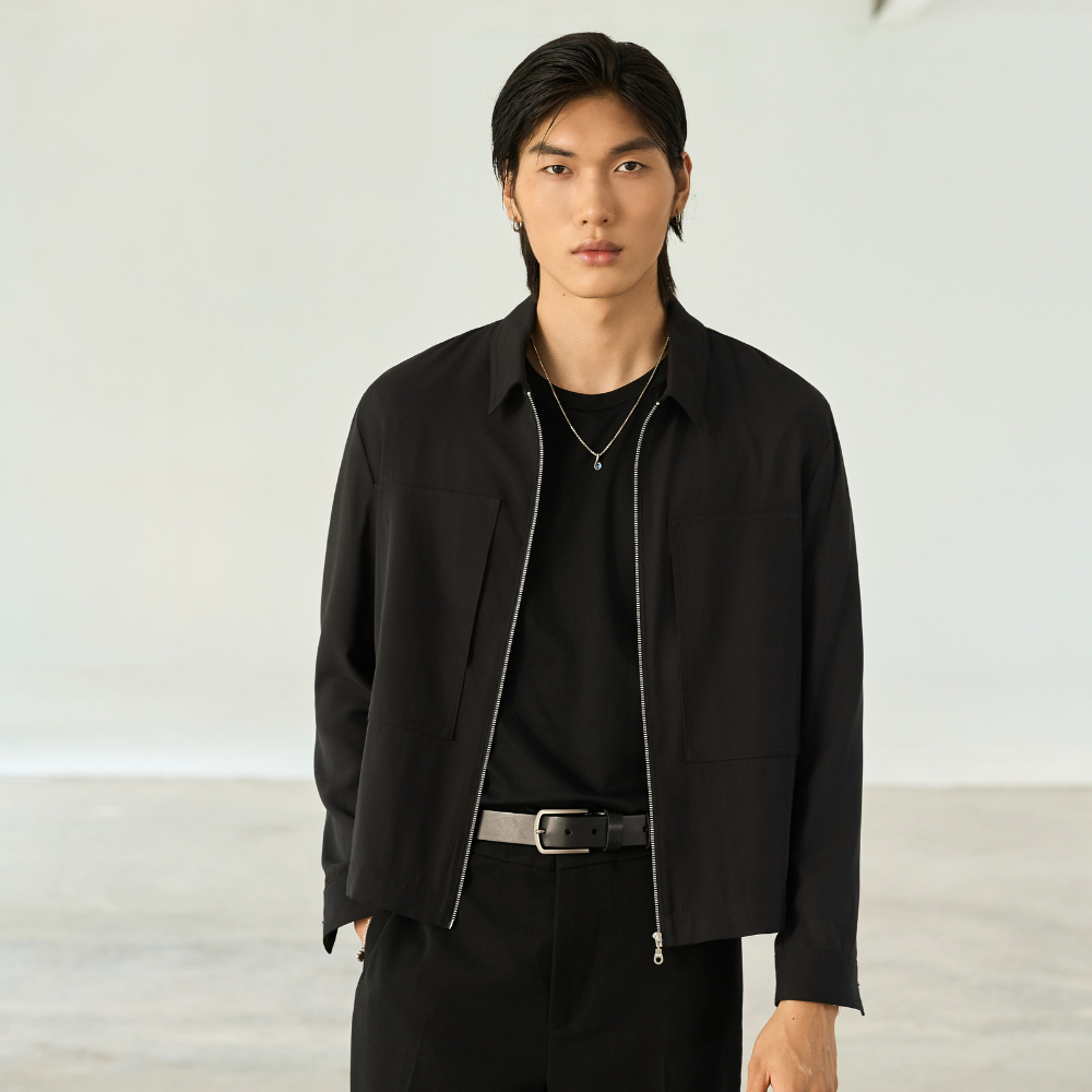 Áo sơ mi khoác chất liệu sợi tổng hợp phom dáng rộng Highway (Menswear) Dagmer | BigBuy360 - bigbuy360.vn