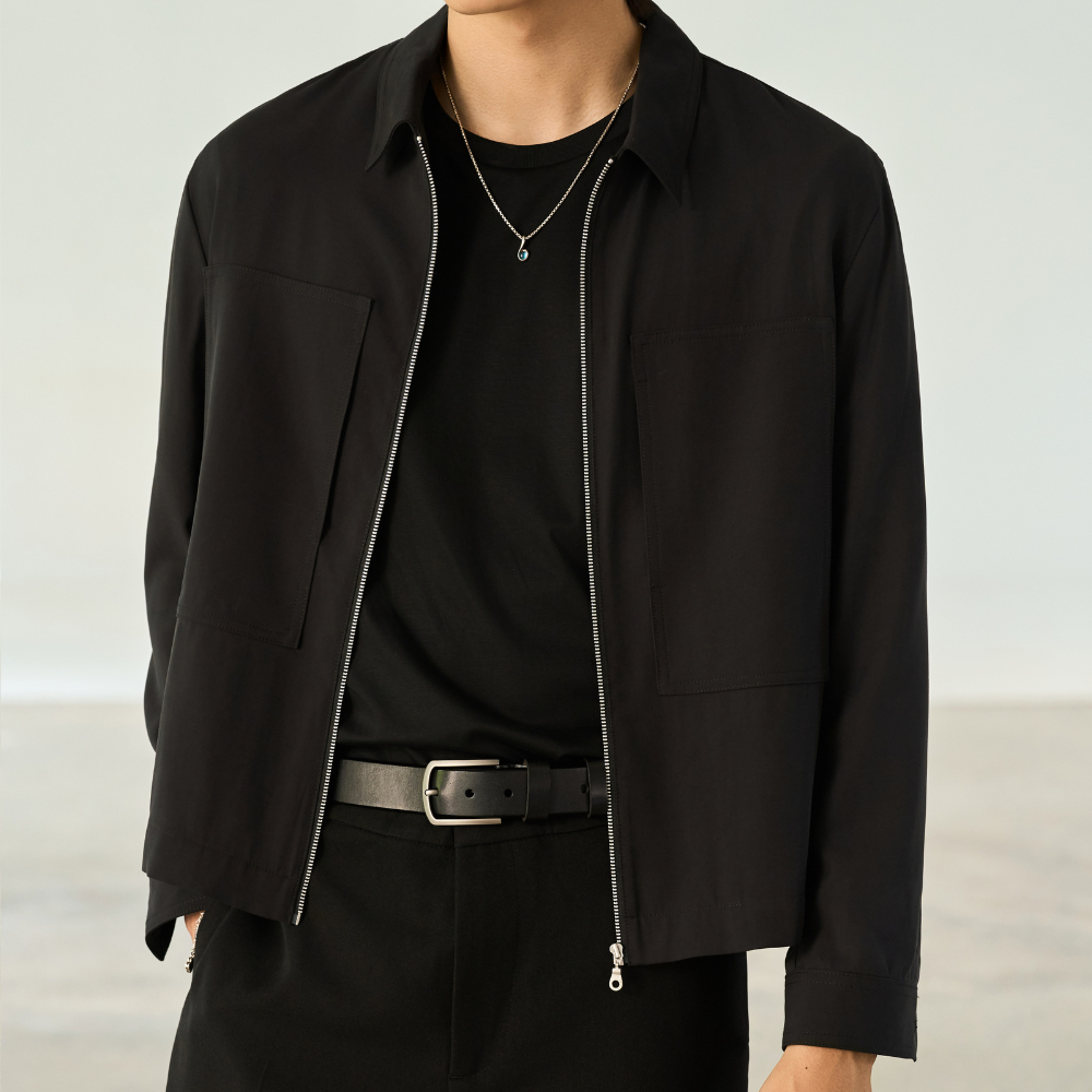 Áo sơ mi khoác chất liệu sợi tổng hợp phom dáng rộng Highway (Menswear) Dagmer | BigBuy360 - bigbuy360.vn