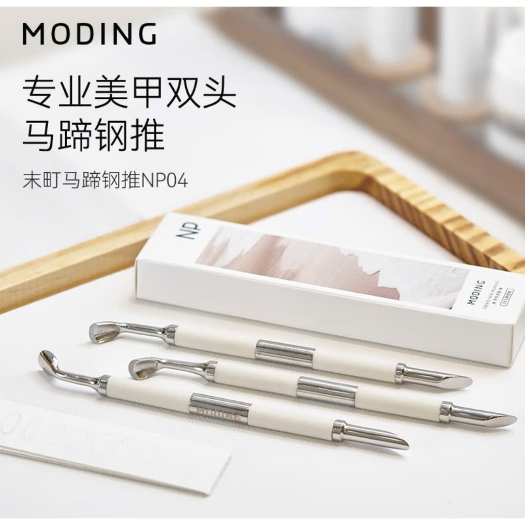 Moding - Cây đẩy da nail 2 đầu chuyên nghiệp