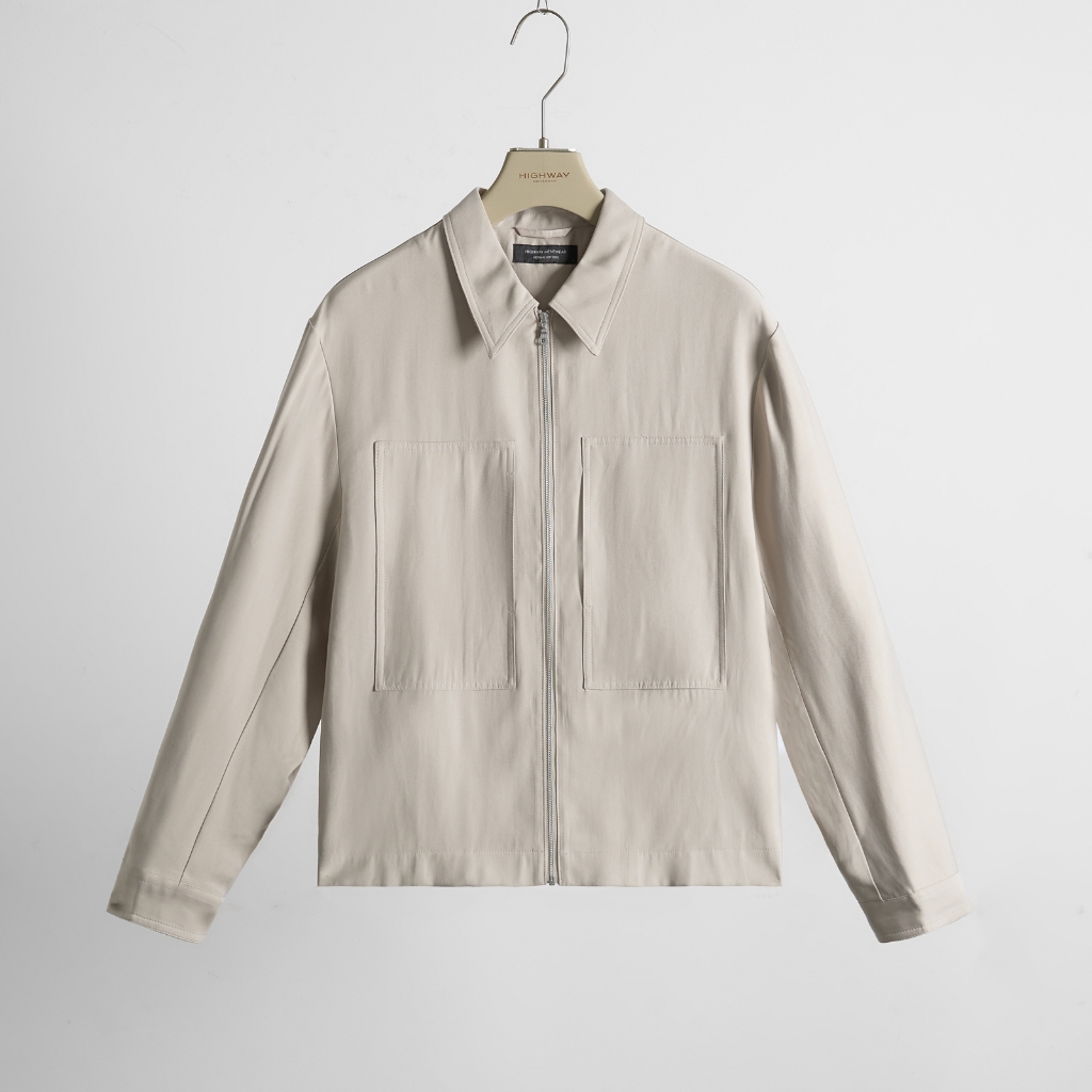 Áo sơ mi khoác chất liệu sợi tổng hợp phom dáng rộng Highway (Menswear) Dagmer | BigBuy360 - bigbuy360.vn