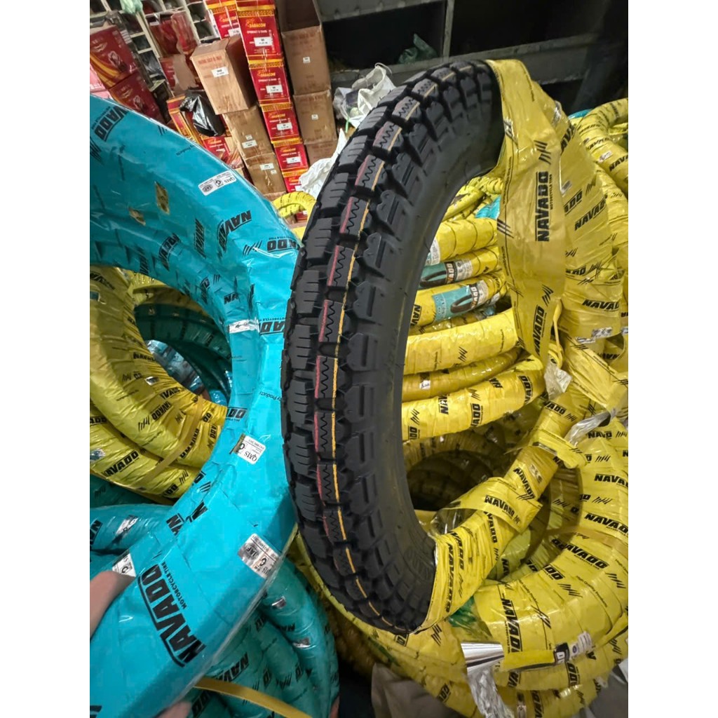 Lốp thồ xe máy Navado _ Lốp gai cục chống trơn trượt 2.50-17, 2.75-17, 3.00-17_ Lốp chân chó