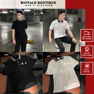  Áo Polo Nam Gì Cơ Logo Thêu Ngực Siêu Đẹp - Áo Polo Gì Cơ Nam Nữ Cúc Vàng Cao Cấp 