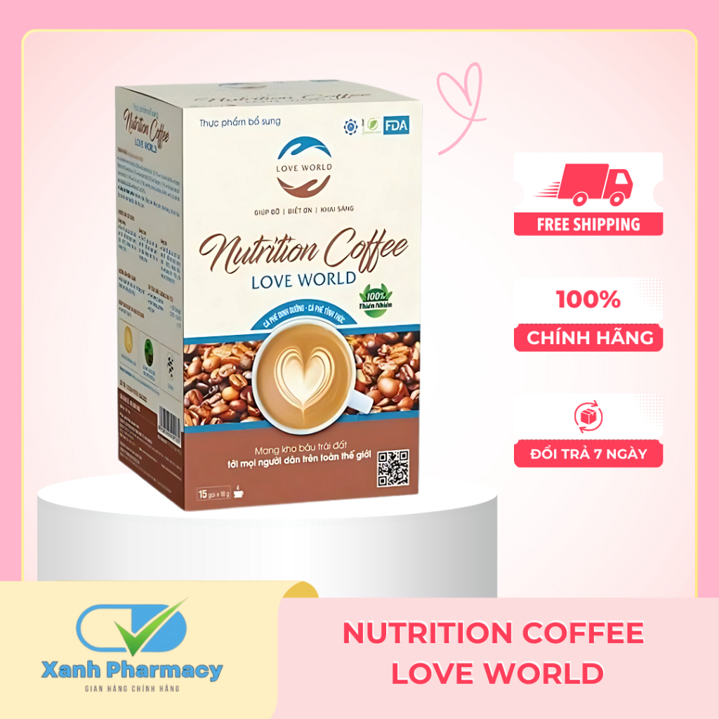 [100% chính hãng] NUTRITION COFFEE LOVE WORLD
