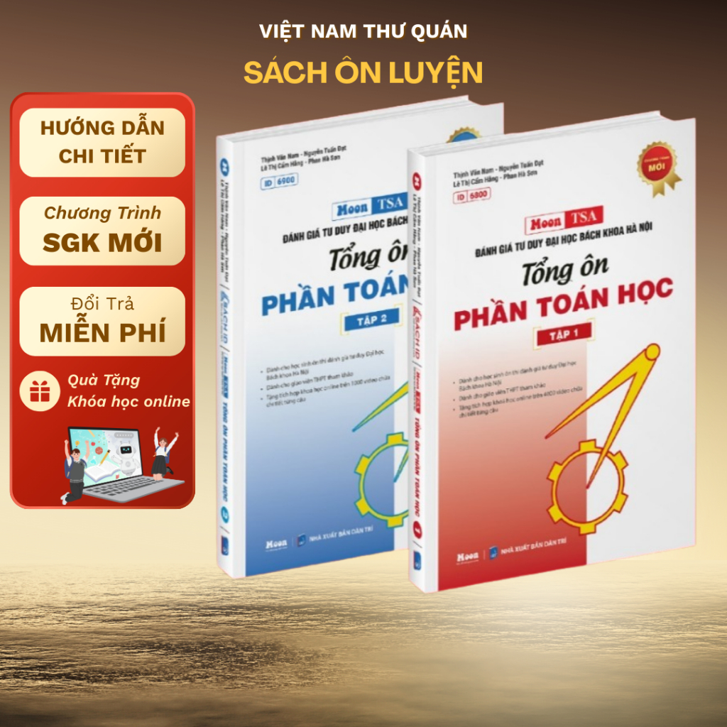 Sách Tổng ôn toán tư duy Bách Khoa Hà Nội TSA, Đánh giá tư duy - MB