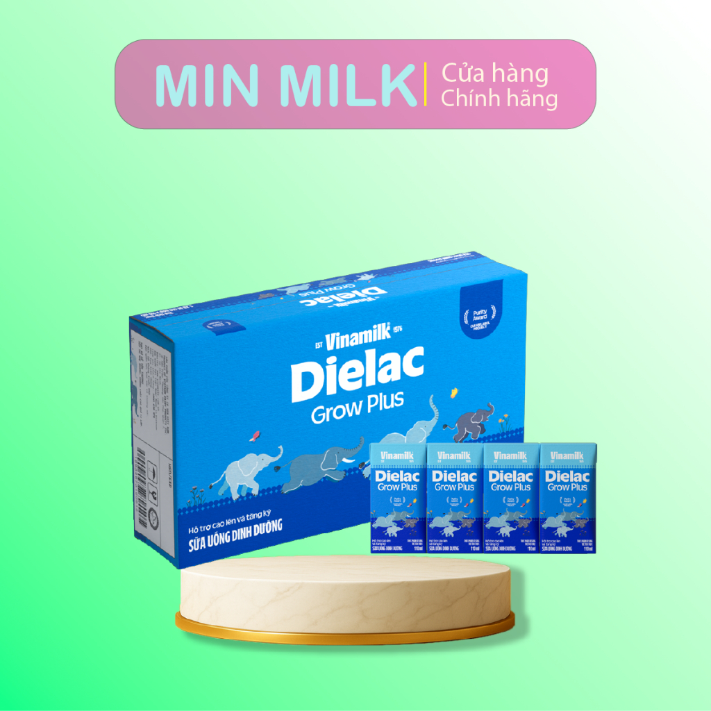 Sữa Pha Sẵn Dielac Grow Plus 110ml 1 thùng