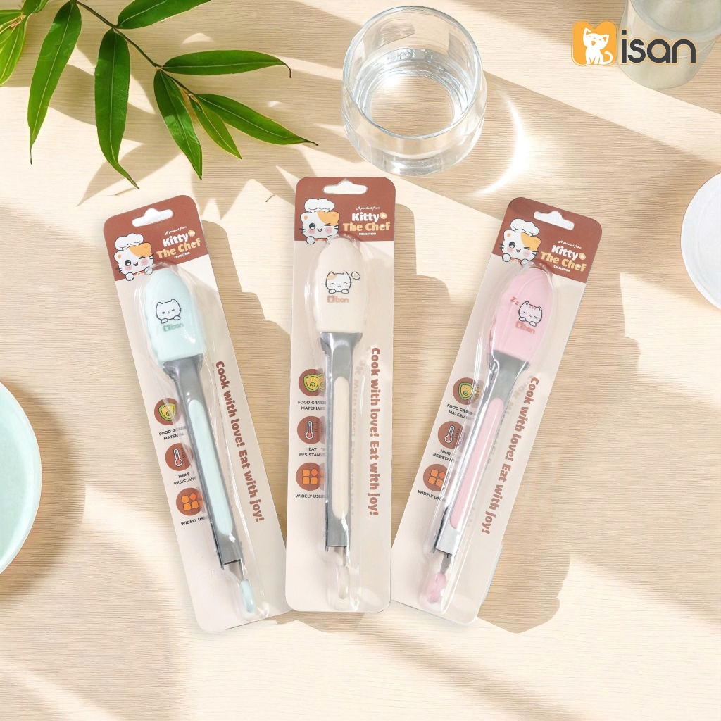 Kẹp gắp thức ăn silicon MISAN cao cấp, Kẹp nướng thịt gắp thức ăn chống nóng chịu nhiệt