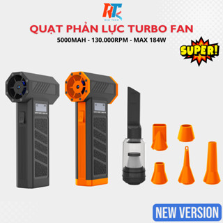 Quạt Phản Lực Honyjor Super Turbo Fan 5000mAh - 130.000RPM - Máy thổi cầm tay mini công suất cao