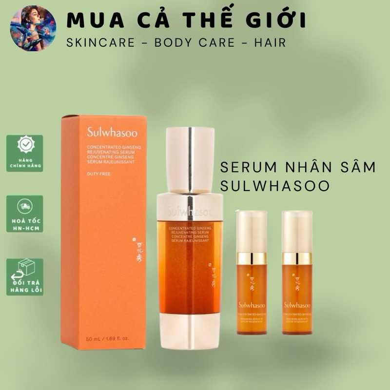 Serum Chiết Xuất Nhân Sâm Suwhasoo Concentrated Ginseng Renewing Serum Ex