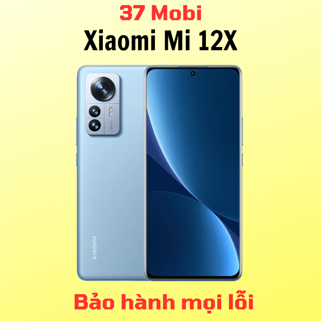 [Máy Cũ] Điện thoại Xiaomi Mi 12X Màn AMOLED 120Hz - Snap 870 bộ nhớ 256G