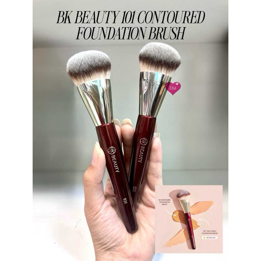 BK BEAUTY 101 CONTOURED FOUNDATION BRUSH❄️