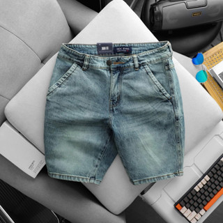 Quần Short Jean Nam xanh rêu Cao Cấp Co Giãn Hàng VNXK Xịn