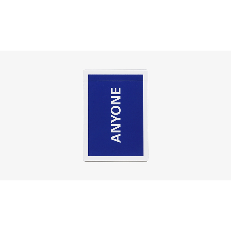 Cap Logo (Navy) ANYONE Playing Cards