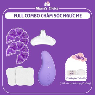 Combo Núm Trợ Ti, Túi Chườm Ngực, Máy Thông Tắc Tia Sữa, Miếng Dán Lạnh Mama's Choice - Combo Chăm Sóc Ngực Mẹ