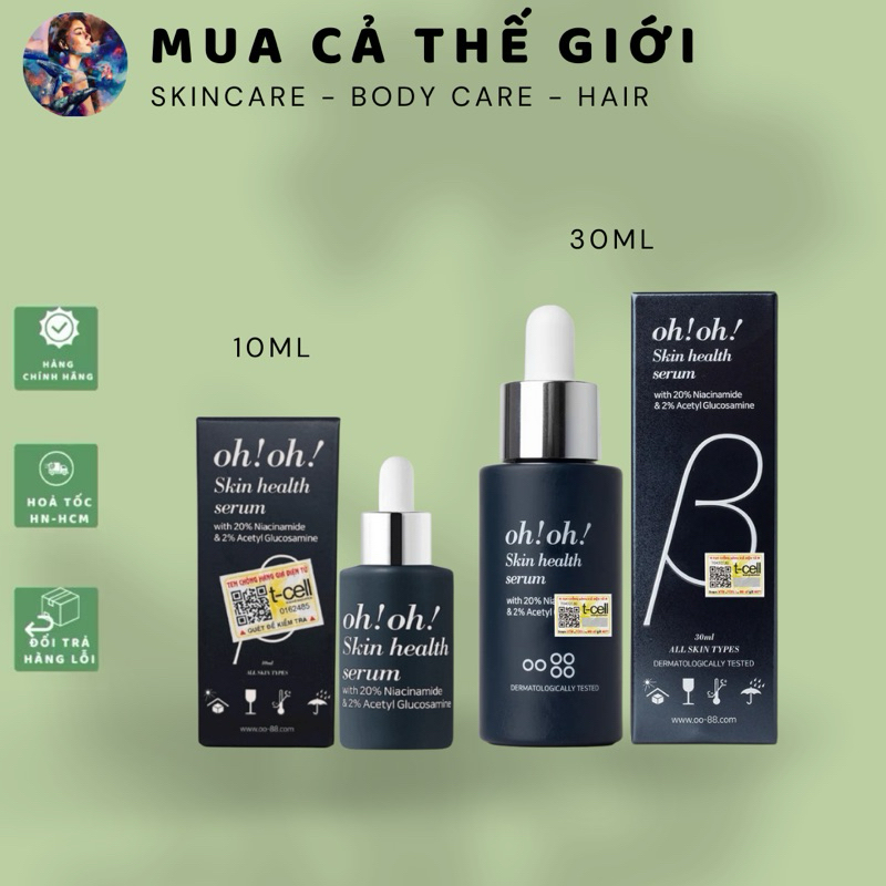 [CTY] Serum Niacinamide 20% Oh Oh giúp sáng & phục hồi da