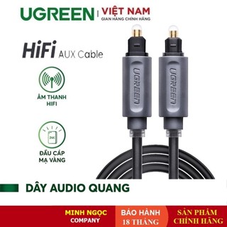  Dây cáp Âm Thanh Audio Quang  Toslink Optical  2 đầu dương chính hãng Ugreen AV122 cao cấp - Bảo Hành 18 Tháng 