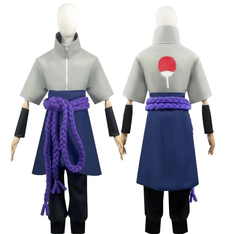 (Có Sẵn) Trang phục Cosplay Uchiha Sasuke trang phục hóa trang Naruto Sasuke Naruto Shippuden nhập v