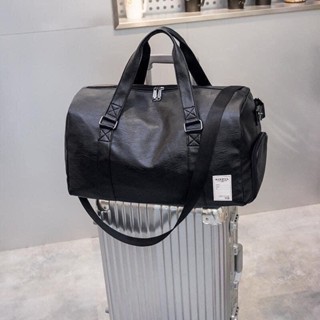 Túi xách da du lịch, Balo đựng quần áo da thể thao phong cách có ngăn để giày