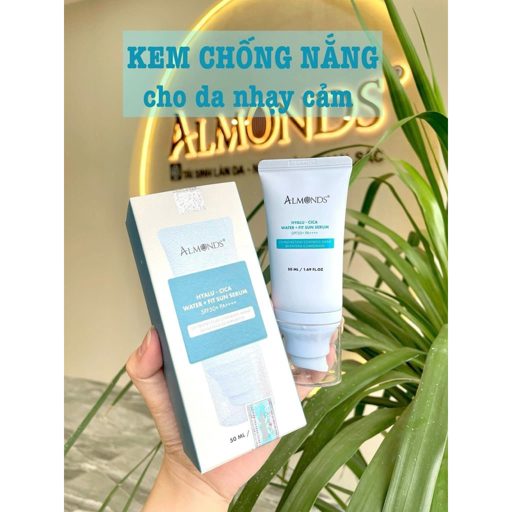 ALMONDS® KEM CHỐNG NẮNG XANH 💯Chính Hãng