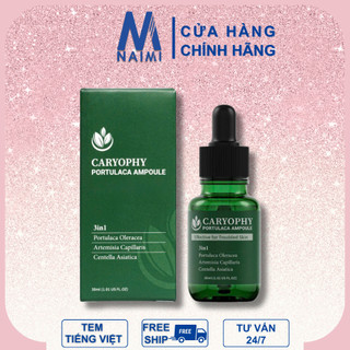  { MẪU MỚI} serum Caryophy Portulaca Ampoule Serum 3in1 - Tinh Chất Cho Da Mụn 30ml 