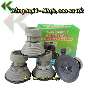 Chân kê máy giặt, tủ lạnh, máy rửa bát - Chống Rung, Chống Trượt - Có Điều Chỉnh Độ Cao