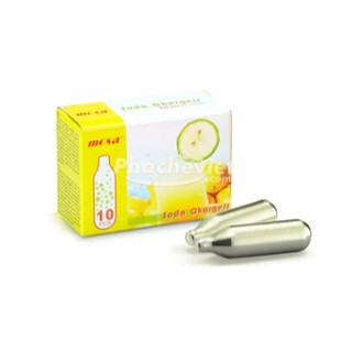 Gas co2 mosa dùng cho bình xịt soda, gas soda – hộp 10 viên 8g