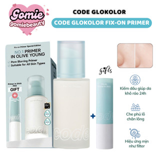  Kem Lót Code Glokolor Fix-On Primer Kiềm Dầu Che Phủ Lỗ Chân Lông 
