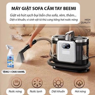 (TẶNG NƯỚC GIẶT) Máy giặt sofa cầm tay hơi nước nóng DIỆT KHUẨN công suất lớn Beemi, máy giặt đệm, thảm siêu sạch