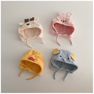  Mũ nón cho bé 0-12 tháng buộc dây hình con vật đáng yêu cho bé trai bé gái  M22  
