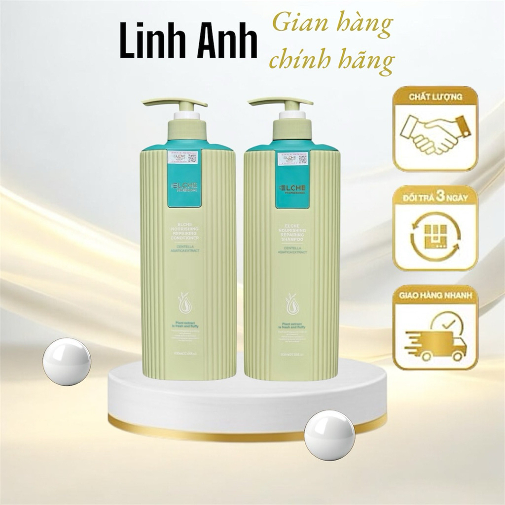 Cặp dầu gội ELCHE ORGANIC