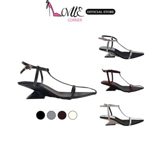 LOVIIECORNER - GIÀY CAO GÓT NỮ THỜI TRANG DÂY MẢNH MŨI NHỌN - SANDAL CAO GÓT KHOÉT EO SANG CHẢNH CAO 5 PHÂN - G250823