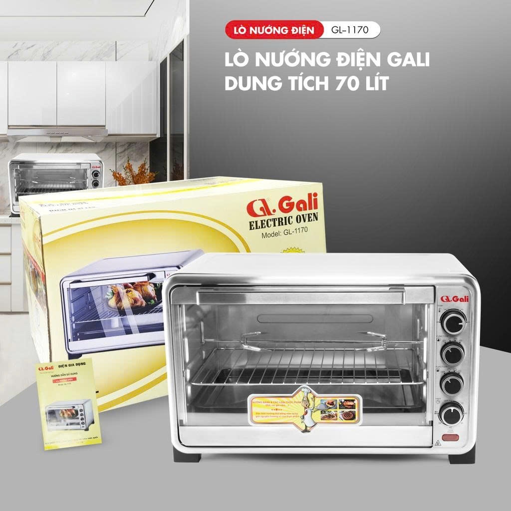 LÒ NƯỚNG THÙNG GALI GL-1170 – CÔNG NGHỆ ĐỐT NÓNG ĐỐI LƯU - 70L II Sanaky LN.VH809S2D 80 lít