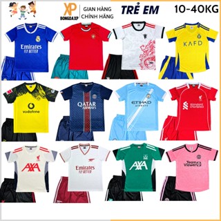 Áo Đá Bóng Trẻ Em, Đồ Đá Banh Trẻ Em 2024 Vải Thun Lạnh Cao Cấp BONGDAXP S2