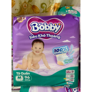 [Hàng có sẵn ] Tã Bobby Ultra M 96/ L 88/ XL 74/ XXL 68 quần đủ size cho bé date xa