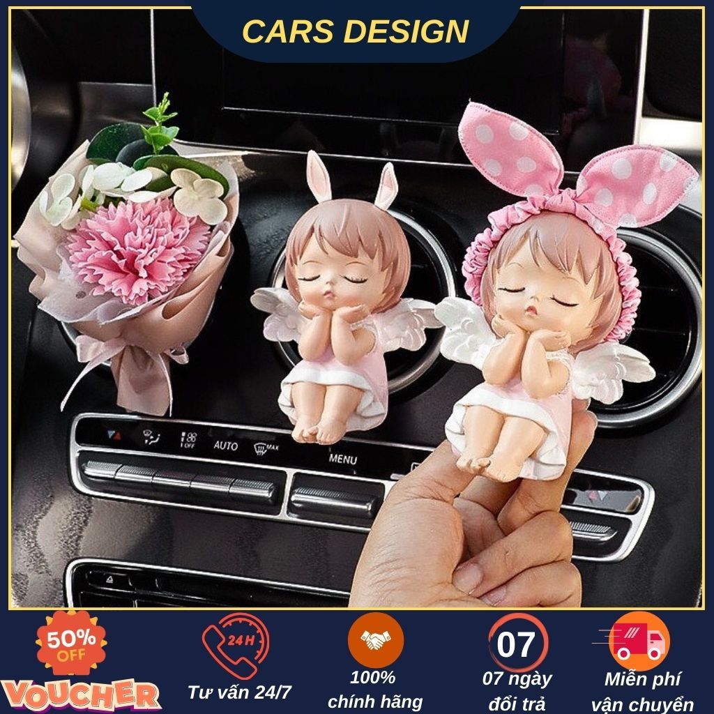 Kẹp khe gió hình búp bê dễ thương