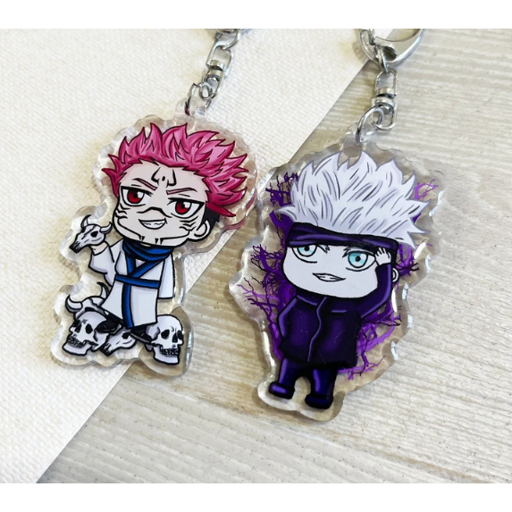 Gojo & Sukuna Charms/Keychains