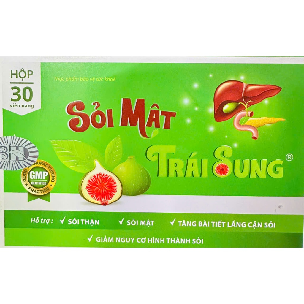 TPCN Sỏi mật trái sung hỗ trợ giảm nguy cơ hình thành sỏi hạn mới