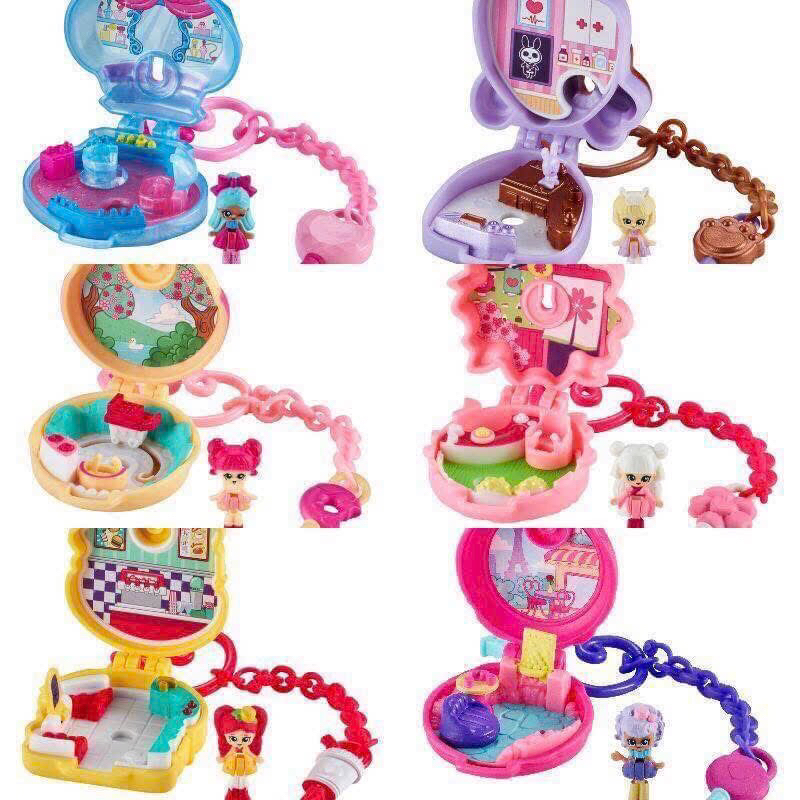 Shopkins Lil' Secrets Locket, with Lil' Shoppie Doll, 1-Pack Mini Playset