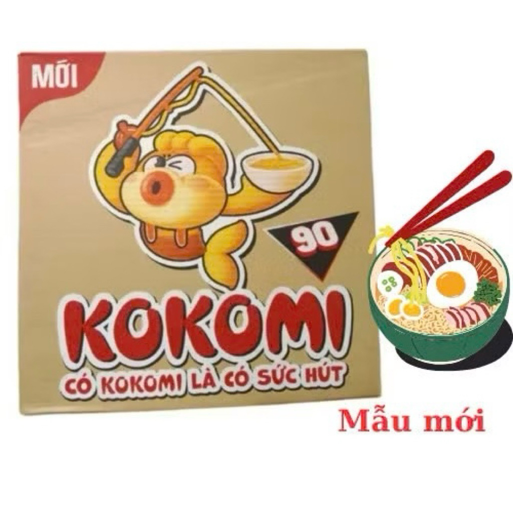 Thùng mì tôm kokomi chua cay, hảo hảo, gấu đỏ, ba miền, zumzum