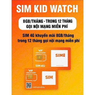 Sim 4G Trọn Gói 1 Năm - 8GB/THÁNG -  Miễn Phí 12 Tháng