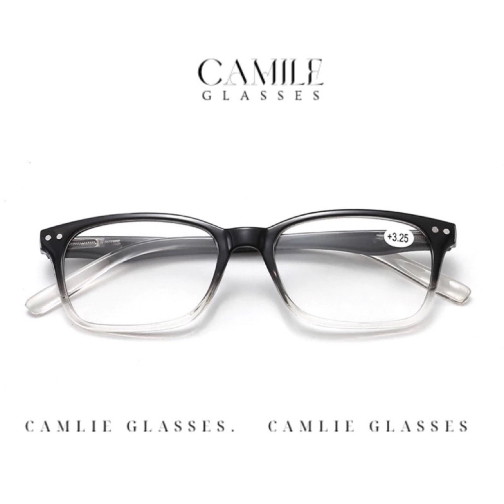 Kính Lão, Kính Viễn Có Độ Sẵn +0.50~ +3.50 độ, kính đọc sách cho người trung niên CAMILIE L01