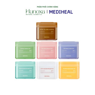 Toner pad Mediheal tẩy da chết cấp ẩm và làm dịu da cho làn da mịn màng rạng rỡ hộp 100 miếng - HUNOXA
