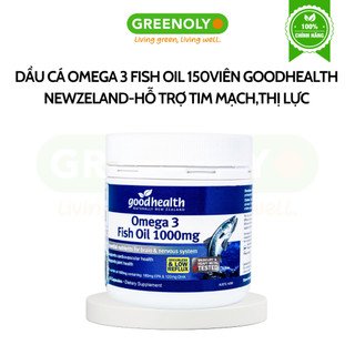 Viên Uống Dầu cá Omega 3 Fish Oil 150 Viên Goodhealth Hỗ trợ Tim Mạch Thần Kinh Thị Lực 