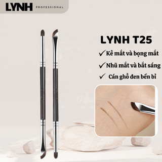  Cọ kẻ mắt vẽ bọng mắt và nhấn nhũ 2 đầu đa năng LYNH PRO T25 makeup chuyên nghiệp 