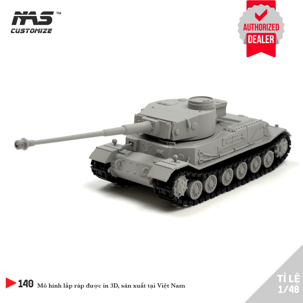 [NAS] Mô hình lắp ráp xe tank Đức Tiger P 1/48, Mô hình quân sự xe tăng Đức Porche Tiger tỉ lệ 1:48.