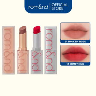 [Võ Hà Linh x Rom&nd] COMBO 2 Son thỏi lì, lên màu siêu xinh Hàn Quốc Romand Zero Matte Lipstick 3g X2